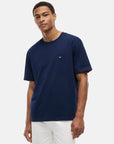 tshirt-tommy-hillfiger-marine-coton-face