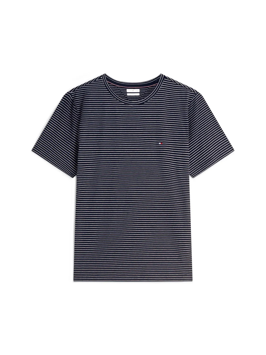 tshirt-tommy-hlfiger-mariniere-homme-MW0MW409230A7-a-plat