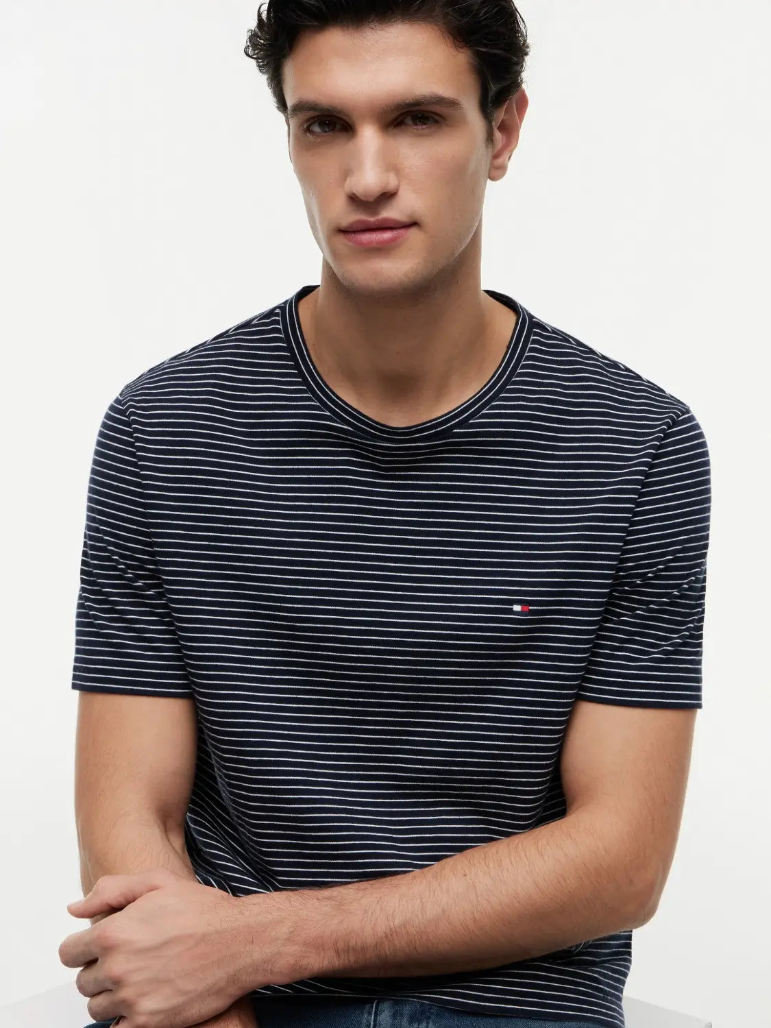 tshirt-tommy-hlfiger-mariniere-homme-MW0MW409230A7-zoom