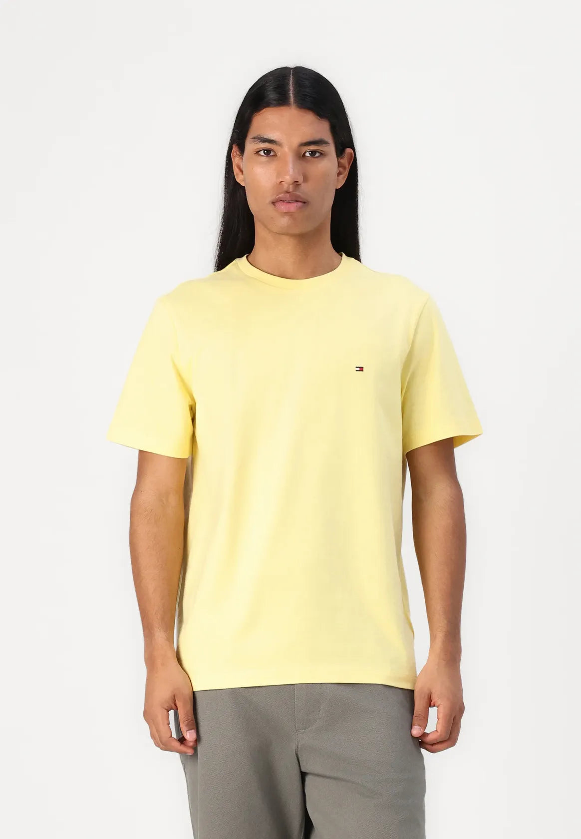tshirt-tommyhilfiger-homme-jaune-face