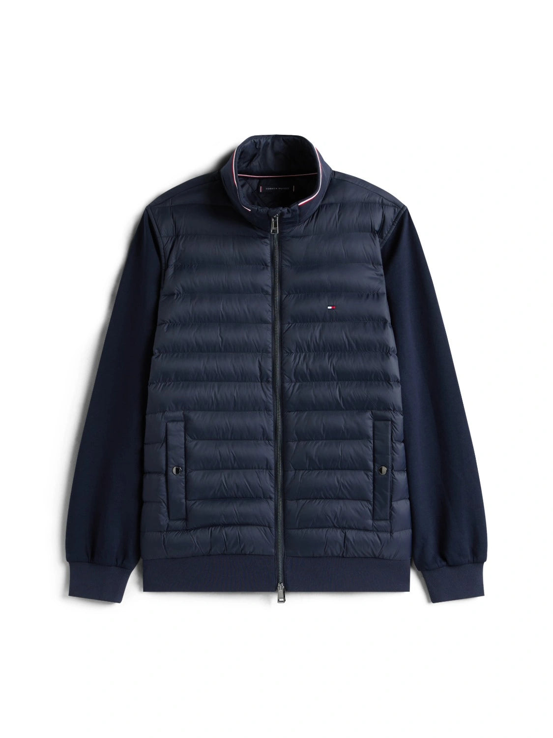 veste-bi-matiere-tommy-hilfiger-homme-marine-a-plat