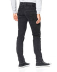 Graue Slim-Jeans aus Bio-Baumwolle von Replay