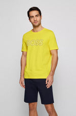 Charger l&#39;image dans la galerie, T-Shirt Hugo Boss jaune en coton | Georgespaul
