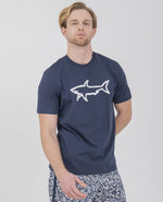 Afbeelding in Gallery-weergave laden, T-shirt pour homme Paul &amp; Shark marine en coton | Georgespaul
