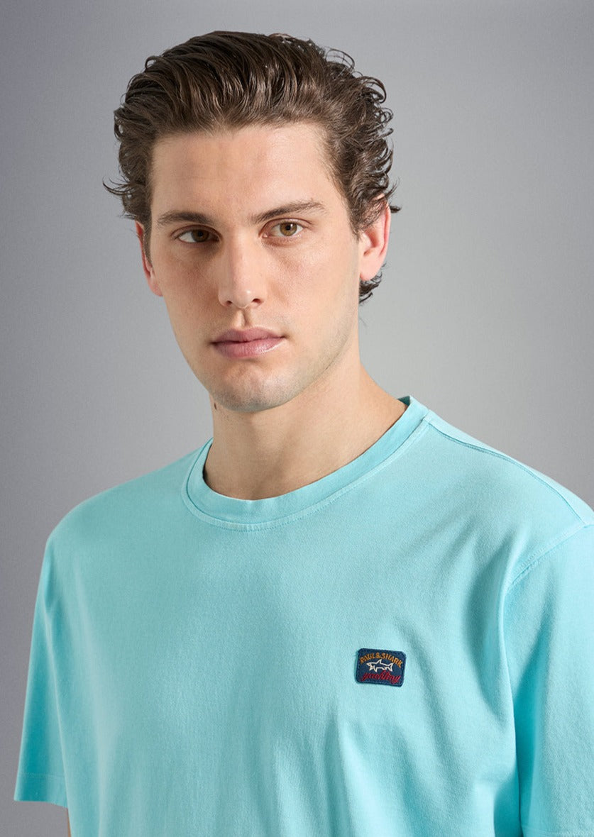 T-Shirt homme Paul &amp; Shark turquoise