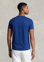 Laden Sie das Bild in den Galerie-Viewer, T-Shirt Ralph Lauren marine en coton | Georgespaul
