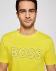 T-Shirt BOSS jaune en coton - Georgespaul