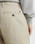 Bermuda Tommy Hilfiger beige en coton bio stretch - Georgespaul