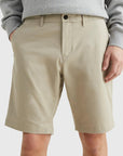 Bermuda Tommy Hilfiger beige en coton bio stretch - Georgespaul