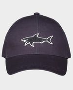 Afbeelding in Gallery-weergave laden, Casquette logo requin Paul &amp; Shark marine en coton | Georgespaul
