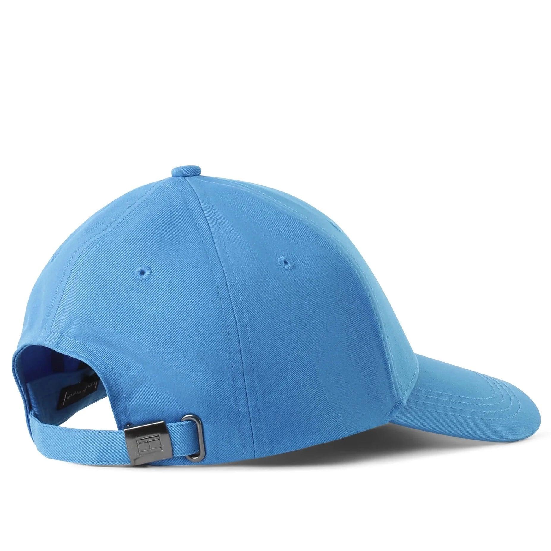 Casquette Tommy Hilfiger bleue en coton bio - Georgespaul