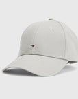 Casquette homme Tommy Hilfiger grise en coton bio