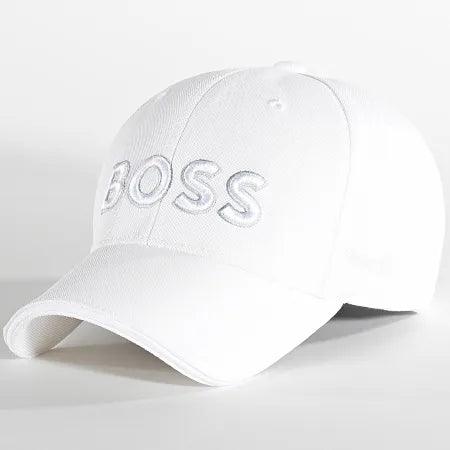 Casquette logo brodé BOSS blanche - Georgespaul