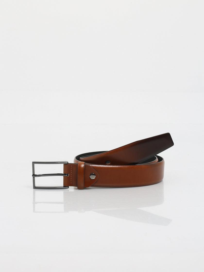 Ceinture Digel marron en cuir - Georgespaul