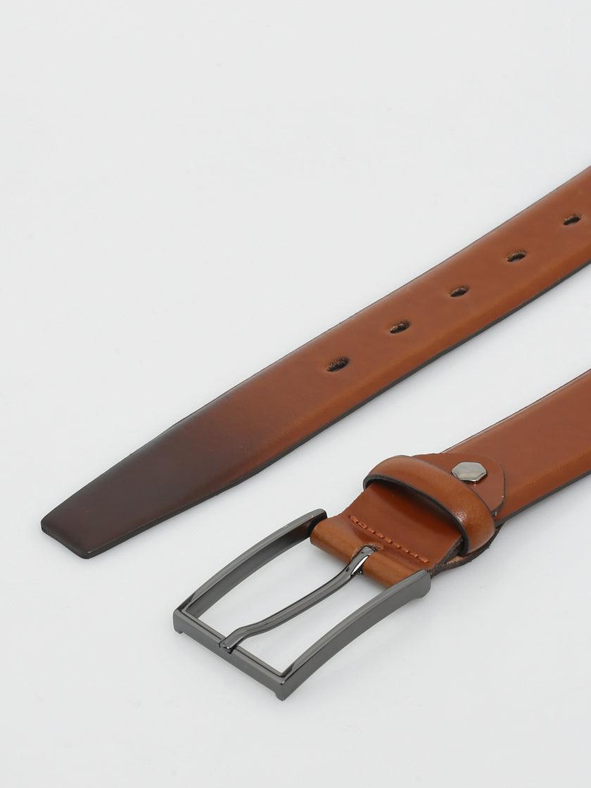 Ceinture Digel marron en cuir - Georgespaul