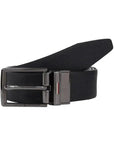 Ceinture Tommy Hilfiger noire en cuir - Georgespaul