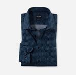 Afbeelding in Gallery-weergave laden, Chemise Luxor OLYMP coupe droite marine pour homme I Georgespaul
