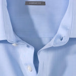 Afbeelding in Gallery-weergave laden, Chemise infroissable homme OLYMP Comfort Fit bleue coton | Georgespaul
