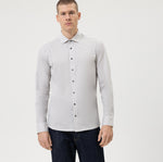 Afbeelding in Gallery-weergave laden, Chemise OLYMP ajustée blanche pour homme I Georgespaul
