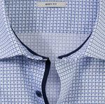 Afbeelding in Gallery-weergave laden, Chemise OLYMP ajustée bleue pour homme I Georgespaul
