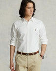 Chemise Ralph Lauren blanche en coton - Georgespaul