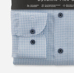 Charger l&#39;image dans la galerie, Chemise à motifs pour homme OLYMP coupe ajustée blanche | Georgespaul
