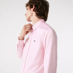 Charger l&#39;image dans la galerie, Chemise homme Lacoste rose clair en coton | Georgespaul
