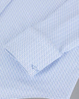 Chemise à imprimés Paul & Shark bleu clair stretch