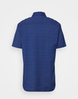 Chemise manches courtes motifs Tommy Hilfiger marine coton - Georgespaul