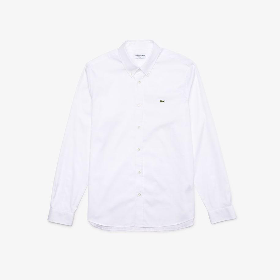 Chemise Lacoste blanche en coton’ - Georgespaul