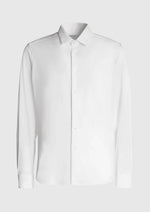 Laden Sie das Bild in den Galerie-Viewer, Chemise unie pour homme RRD ajustée blanche en coton stretch | Georgespaul
