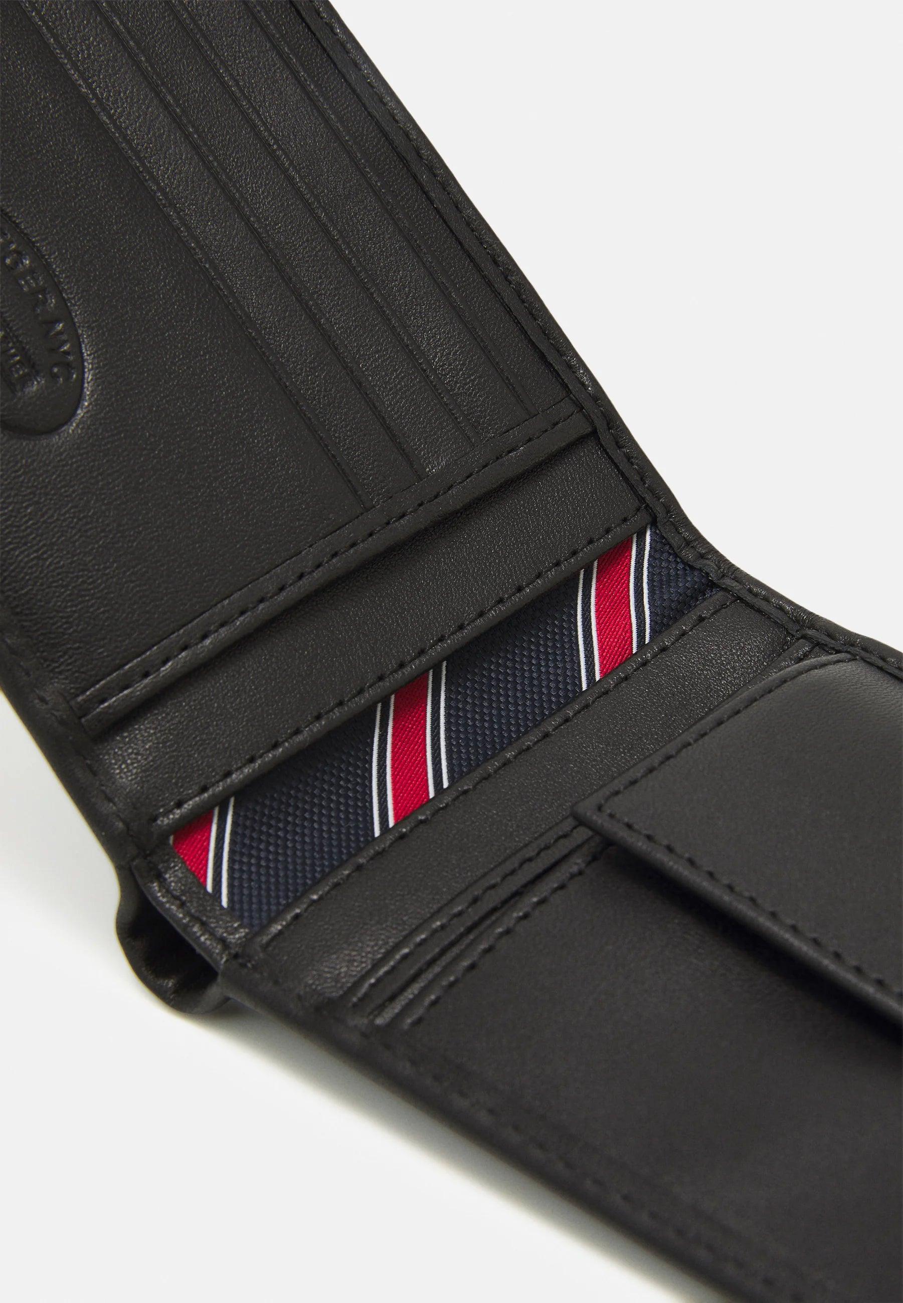 Coffret portefeuille et porte-clés Tommy Hilfiger noir