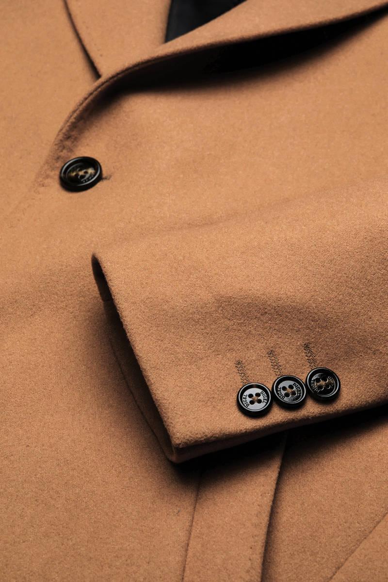 Manteau Digel beige en laine - Georgespaul