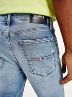 Afbeelding in Gallery-weergave laden, Jeans skinny Simon Tommy Jeans bleu délavé
