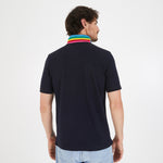 Charger l&#39;image dans la galerie, Polo col multicolore pour homme Eden Park marine en coton | Georgespaul
