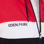 Afbeelding in Gallery-weergave laden, Sweat à capuche zippé tricolore homme Eden Park rouge | Georgespaul
