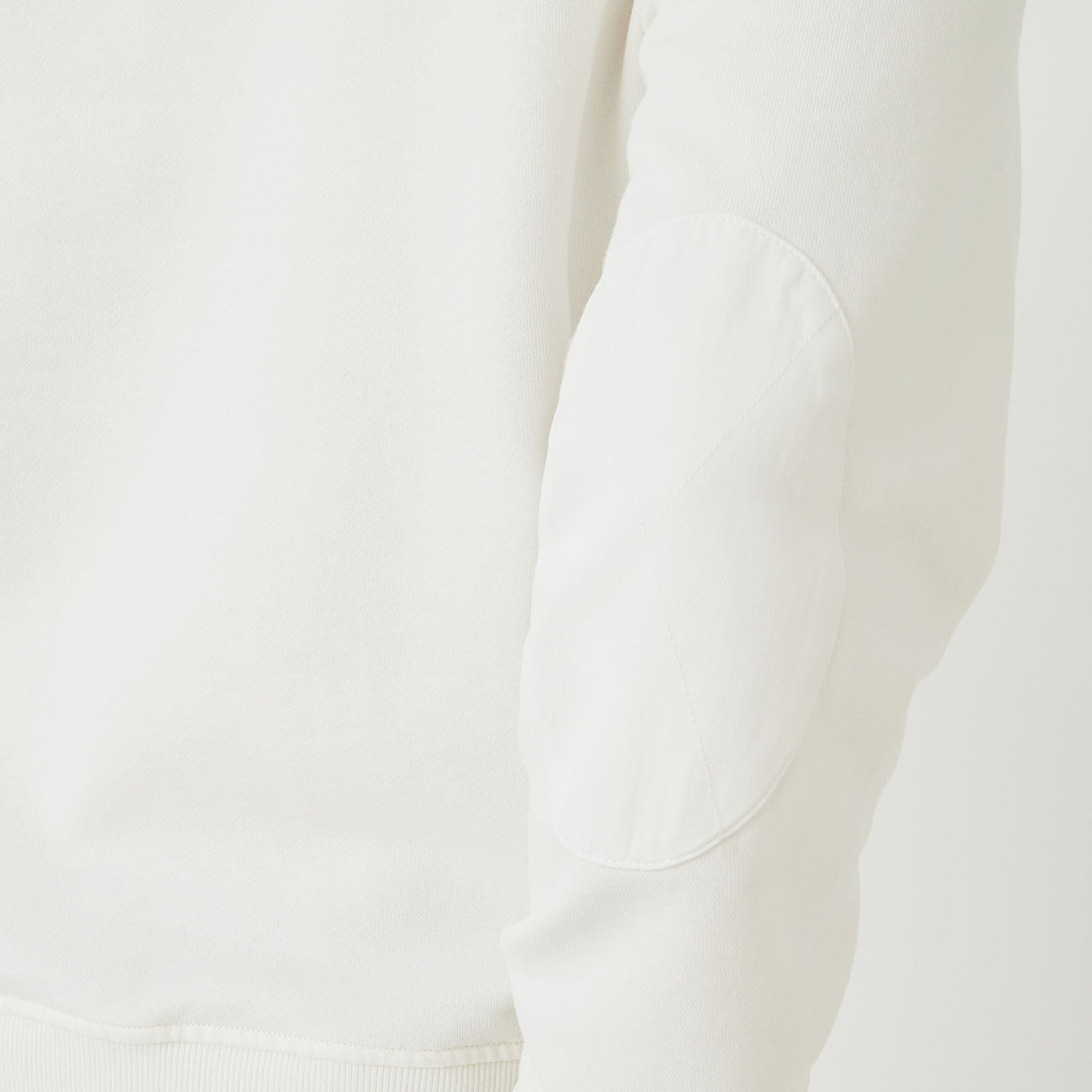 Sweat à coudières pour homme Eden Park blanc en coton | Georgespaul