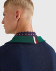 Gilet zippé col montant Tommy Hilfiger marine - Georgespaul