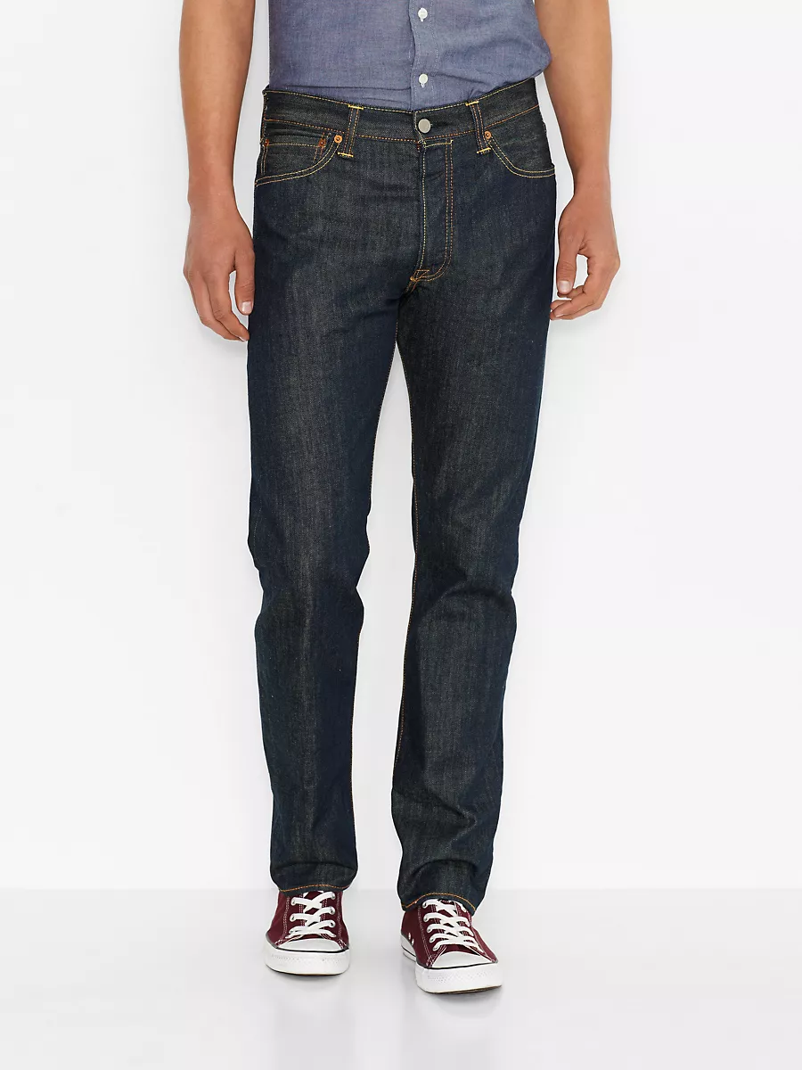 Jeans 501™ original Levi&#39;s® bleu foncé coton | Georgespaul