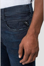 Afbeelding in Gallery-weergave laden, Jeans slim Hyperflex Replay bleu
