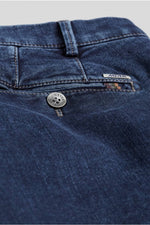 Charger l&#39;image dans la galerie, Pantalon chino pour homme Meyer bleu en jean I Georgespaul
