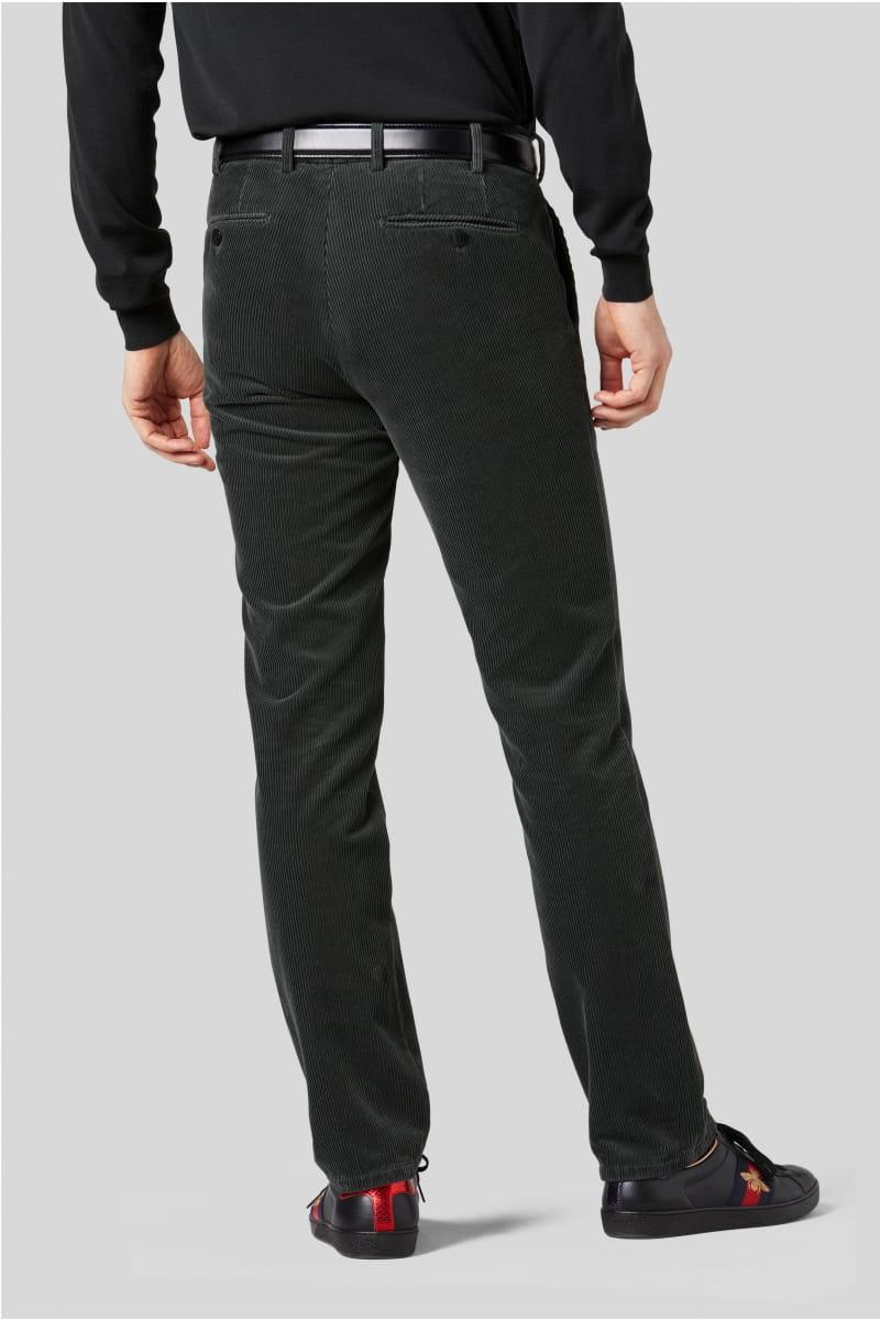 Pantalon chino Meyer gris en velours - Georgespaul