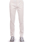 Pantalon chino Tommy Hilfiger blanc en coton pour homme I Georgespaul