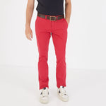 Charger l&#39;image dans la galerie, Pantalon chino homme Eden Park rouge en coton stretch | Georgespaul
