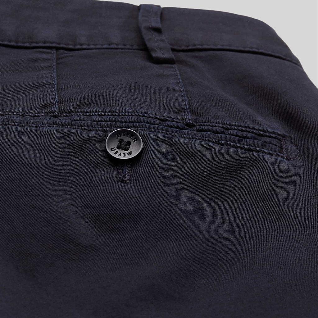 Pantalon chino Meyer marine en coton bio - Georgespaul