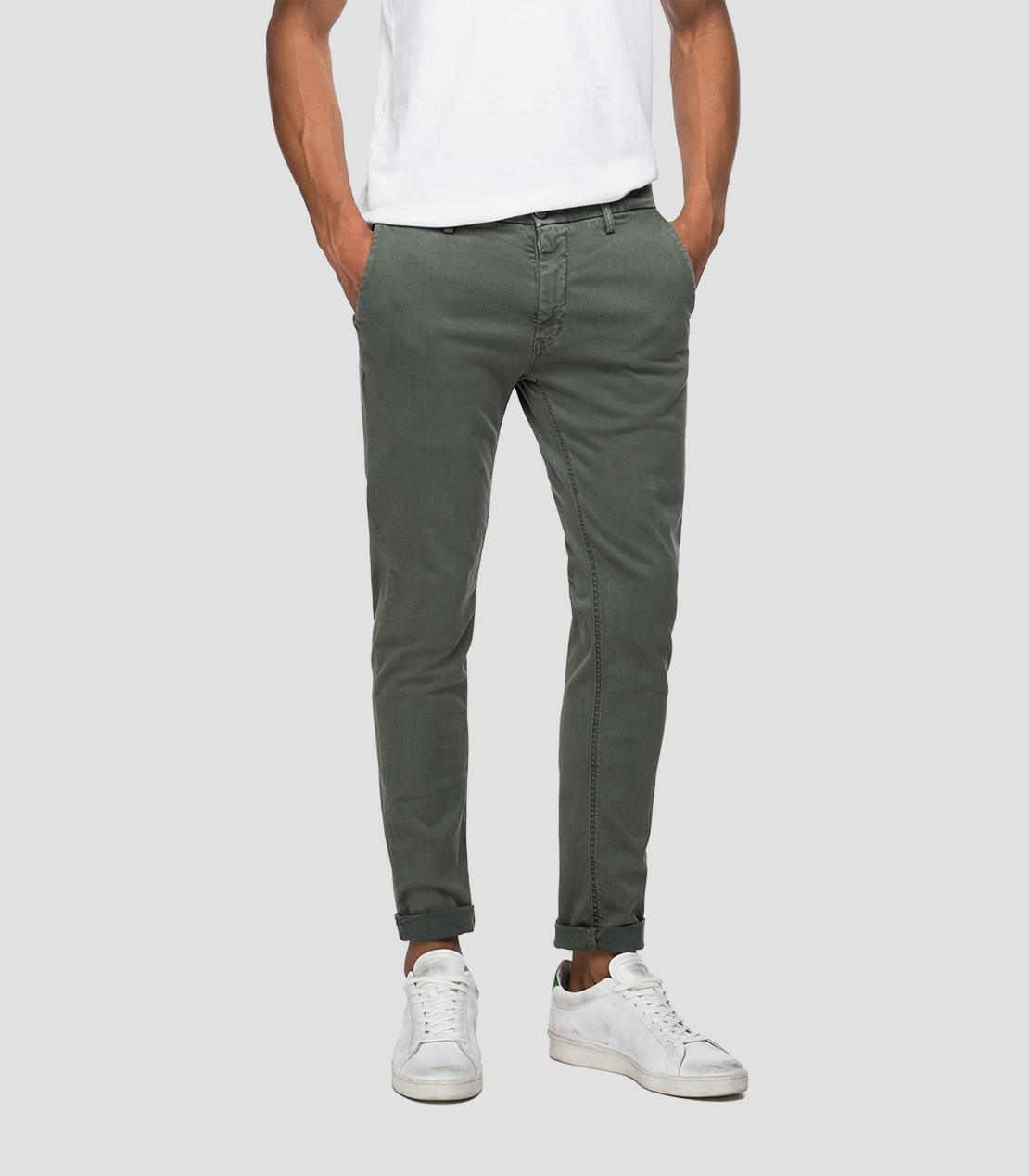 Pantalon chino Replay kaki - Georgespaul