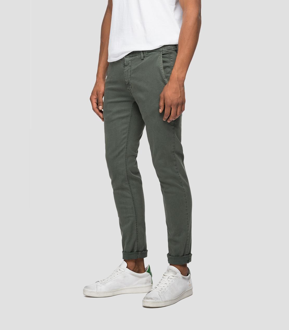 Pantalon chino Replay kaki - Georgespaul