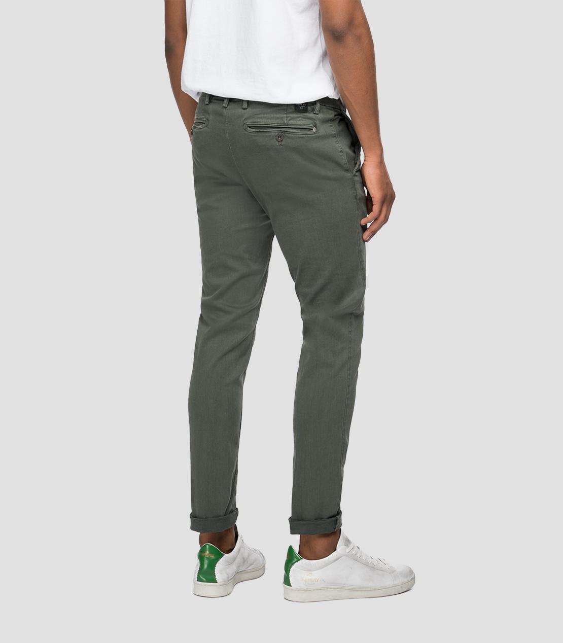 Pantalon chino Replay kaki - Georgespaul