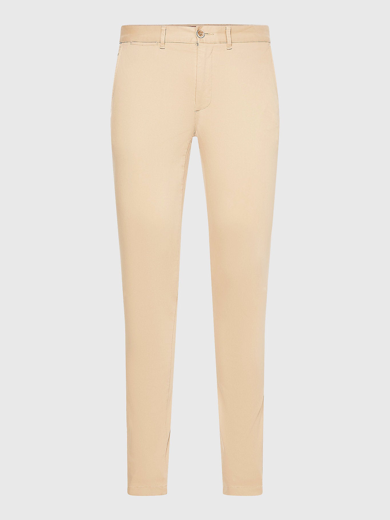 Pantalon chino slim homme Tommy Hilfiger beige coton stretch | Georgespaul