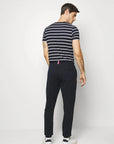 Pantalon de jogging Tommy Hilfiger marine en coton bio - Georgespaul